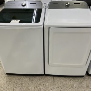 White Samsung Compact Front Load Washer/Dryer Set – Surplus Sales